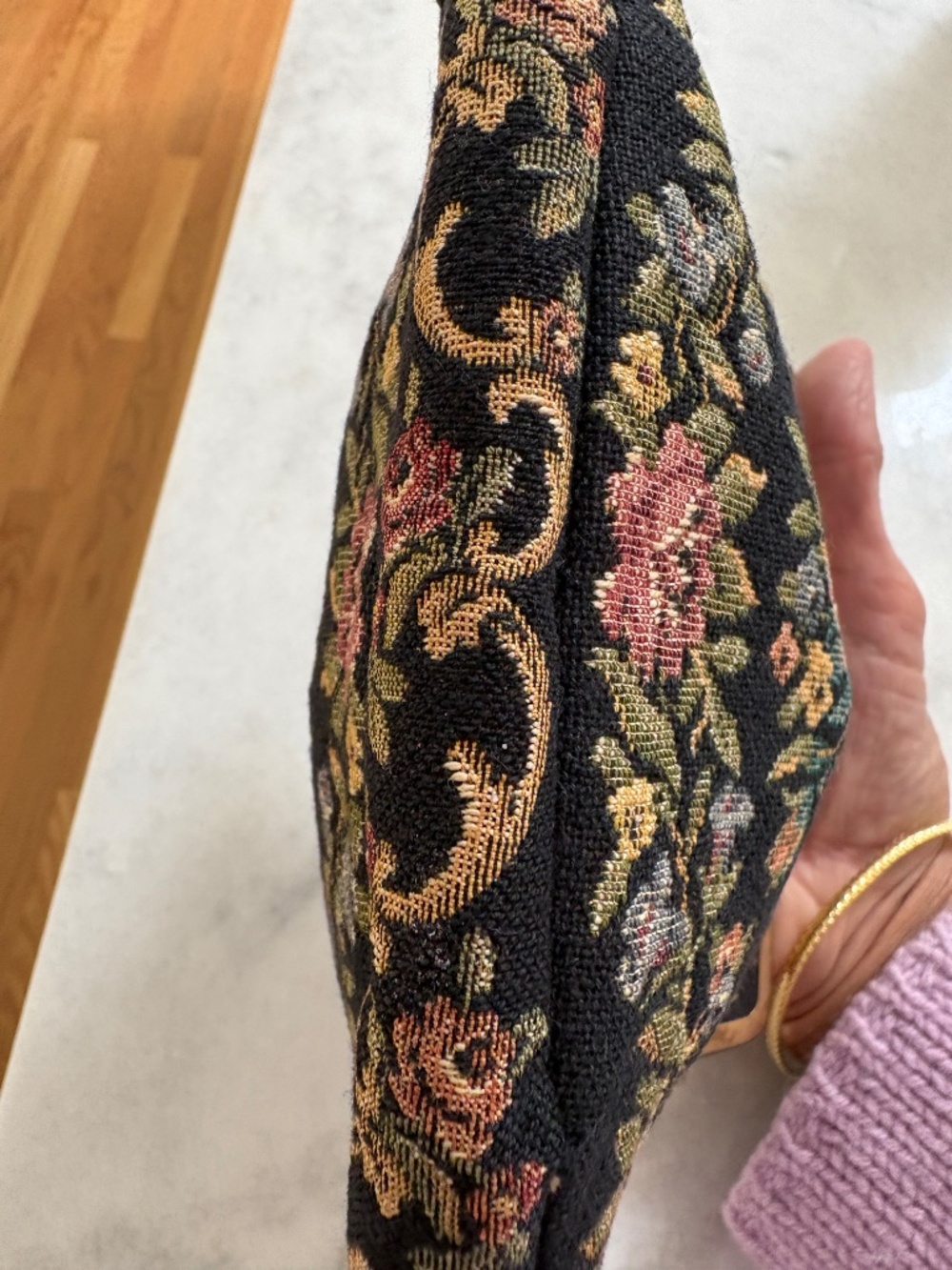 Vintage Tapestry Evening Bag - Picture 2 of 4